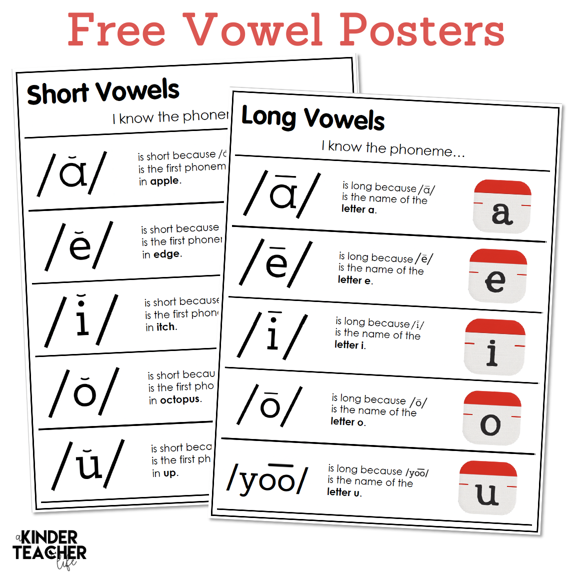 Why You Should Use Vowel Posters In Your Classroom